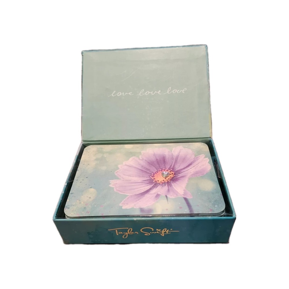 New Taylor Swift American Greetings Floral Boxed 10 Card Set 2 designs